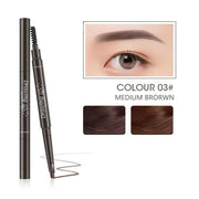 DivaBlush™ 2 in 1 Eyebrow pencil professional Cosmetics makeup for women 5 Colors Waterproof Eyebrow Tattoo brush Long Lasting eyebrow pen