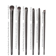 DivaBlush™ Natural Eye Makeup Brushes Set – Eyeshadow, Eyebrow, Eyeliner & Contour Brushes