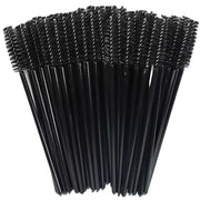 DivaBlush™ CNKESS 50pcs Disposable Eyelash Brushes Extension Crystal Eyebrow Brush Mascara Wand Eye Lashes Cosmetic Tool Set Makeup Beauty