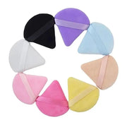 DivaBlush™ 10Pcs Triangle Powder Puff Wet Dry Use For Loose Powder Liquid Cosmetic Soft Plush Powder Puff Makeup Foundation New In Trending