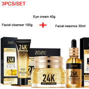 DivaBlush™ 24k Gold Hyaluronic Acid Nicotinamide Face Serum Anti Aging Facial Lifting Collagen Cream Skin Care Whitening Eye Care Cleanser