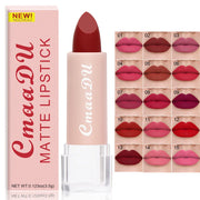 DivaBlush™ CmaaDu 15-Color Matte Liquid Lipstick – 24HR Weightless, Waterproof & Velvet Finish