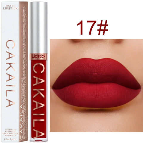 DivaBlush™ 1PC Velvet Matte Lipstick – Long-Lasting, Silky Texture, Lightweight Lip Tint