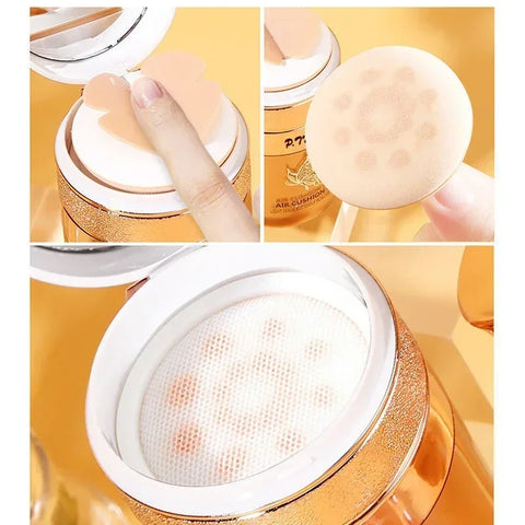 DivaBlush™ Air Cushion BB Cream Butterfly Powder Puff Moisturizing Foundation Concealer Whitening Oil-control Waterproof Makeup Cosmetics