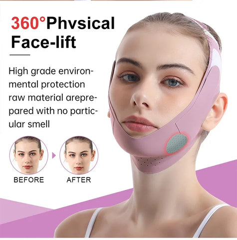 DivaBlush™ Graphene Face Slimming Bandage – V-Line Shaper & Chin Cheek Lifting Strap