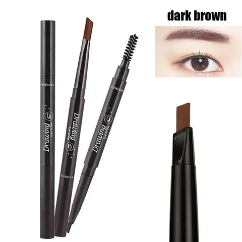 DivaBlush™ 2 in 1 Eyebrow pencil professional Cosmetics makeup for women 5 Colors Waterproof Eyebrow Tattoo brush Long Lasting eyebrow pen