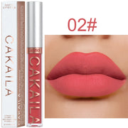 DivaBlush™ 1PC Velvet Matte Lipstick – Long-Lasting, Silky Texture, Lightweight Lip Tint